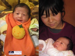 释柳应（左）和她的寶寶2。1