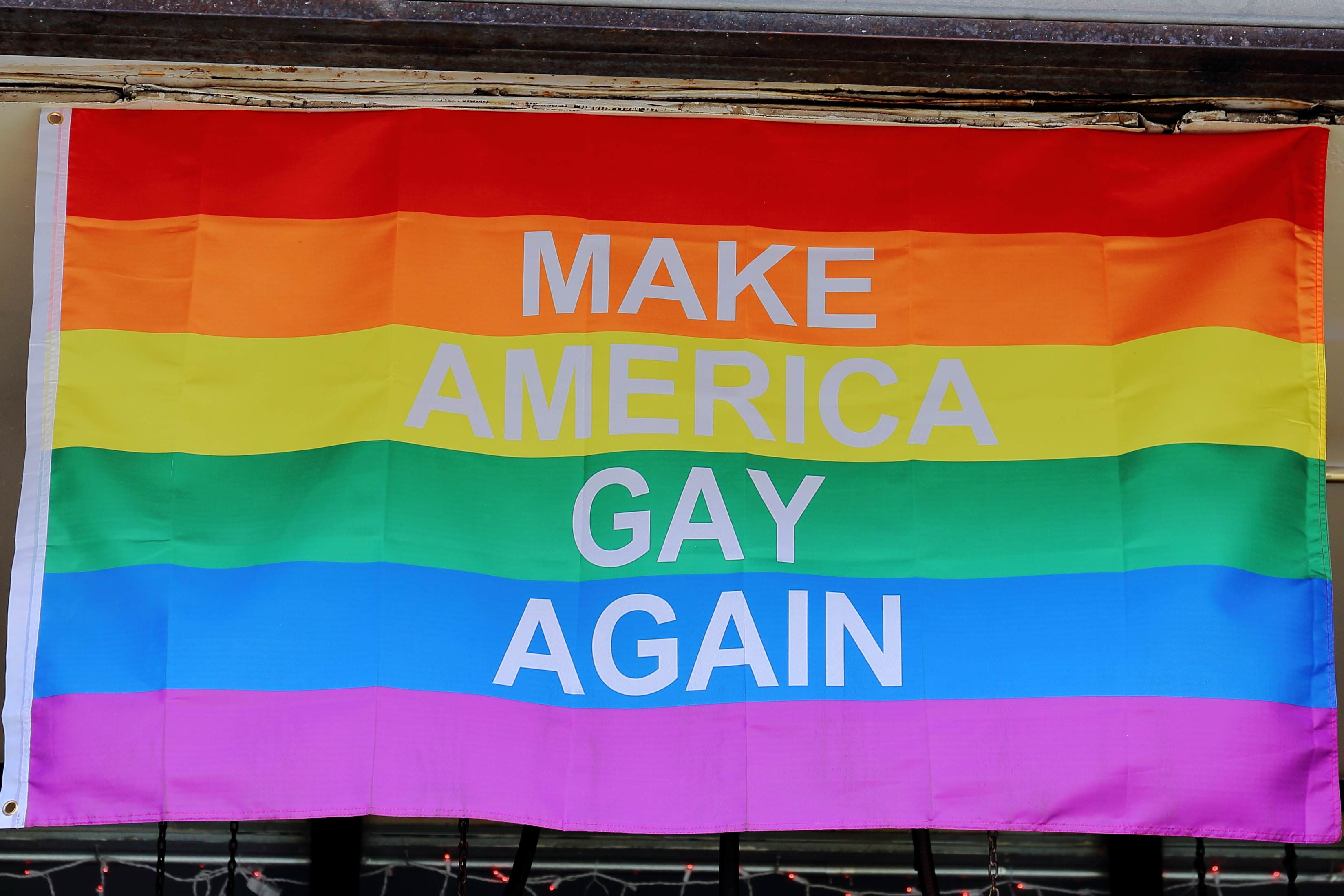 MAKE AMERICA GAY AGAIN 讓美國再次GAY